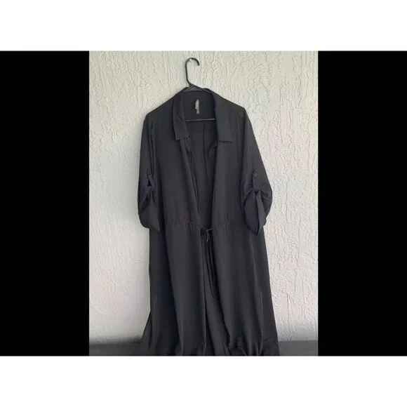 TORRID 3 Long Shirt Dress Coverup - Picture 6 of 6